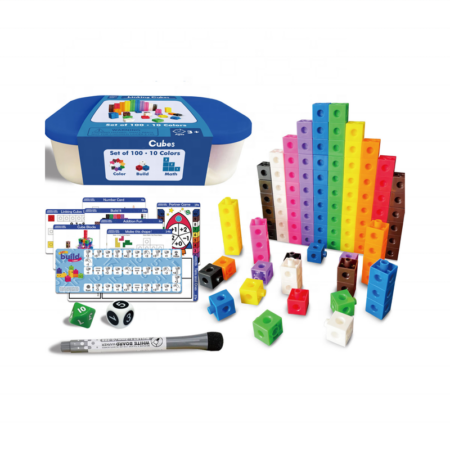 Math Cubes Blocks Toy / Kids Building Blocks Set