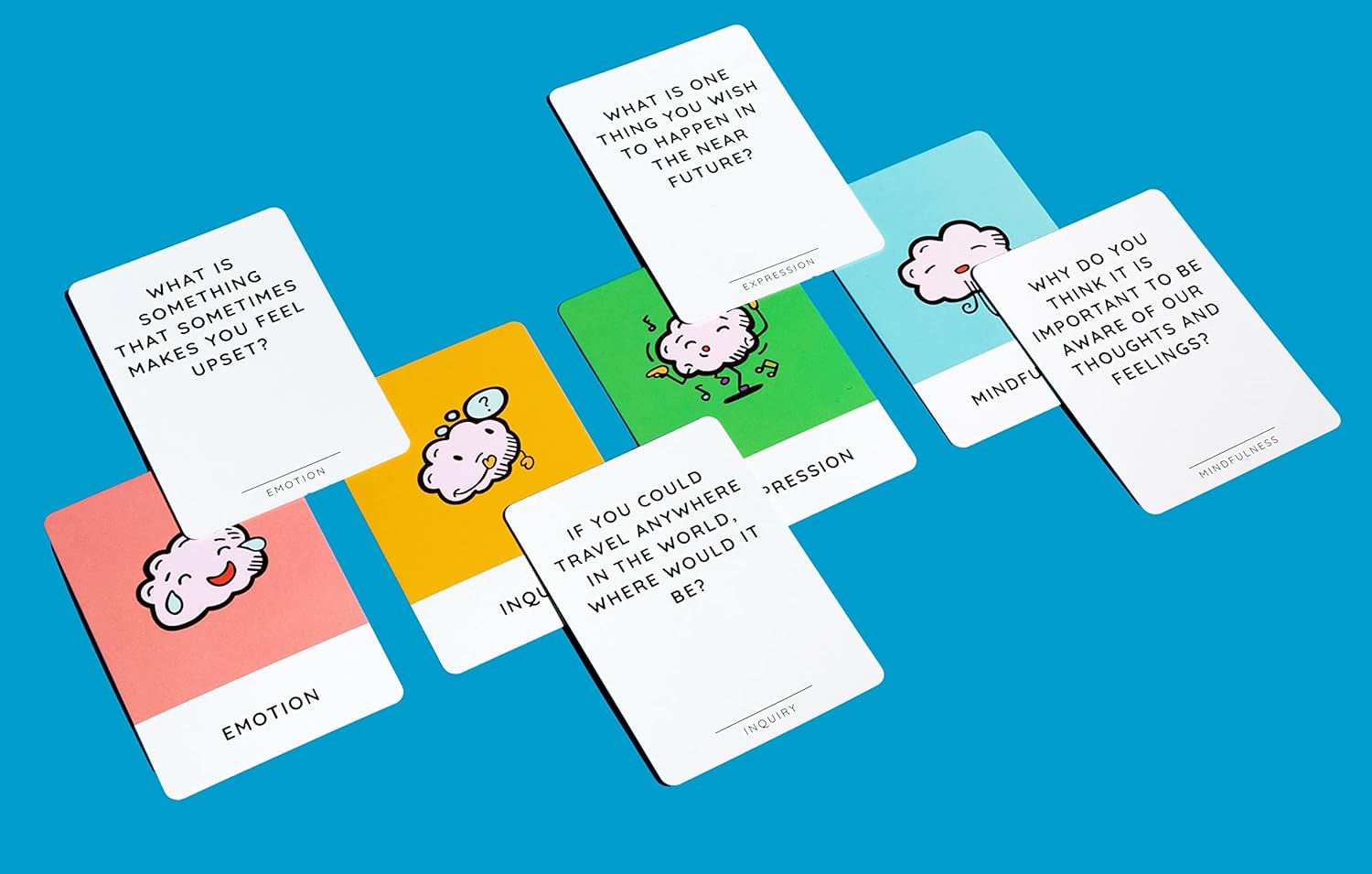 Mindful Talk for Children – Emotional Wellbeing Conversation Cards for Kids- Ages 5–12 - Image 4